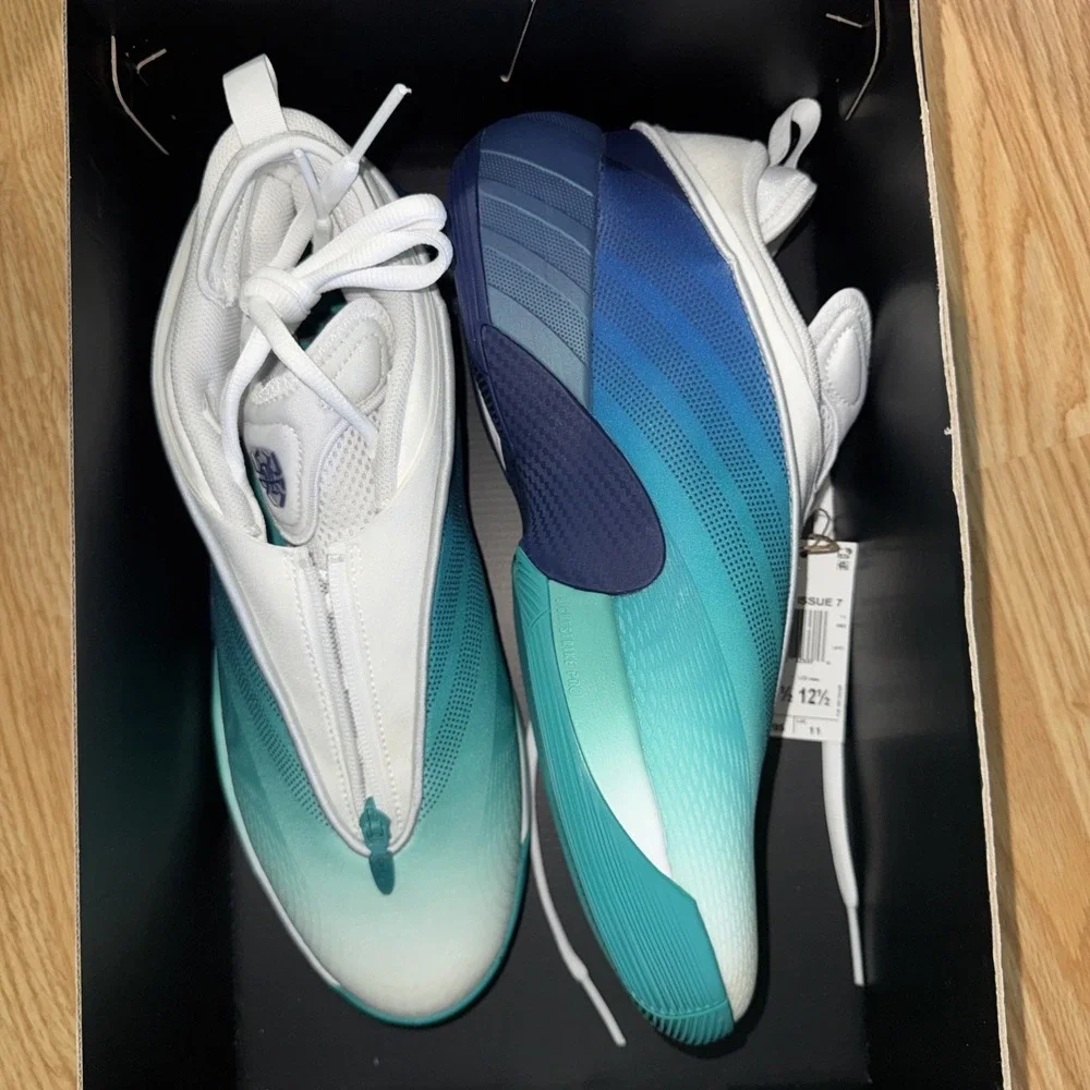 Adidas Men's Teal White Blue D.O.N. Issue 7 Basketball JR9502 Size 11.5 NO BOX